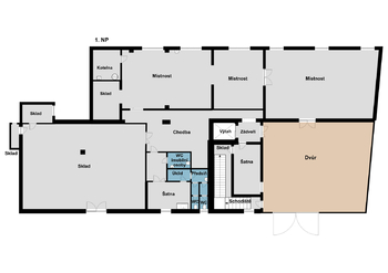 Pronájem obchodních prostor 550 m², Žatec