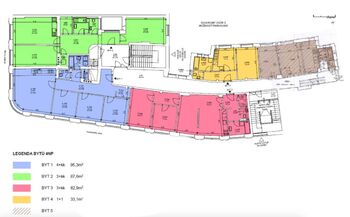Pronájem bytu 2+kk v osobním vlastnictví 58 m², Chomutov