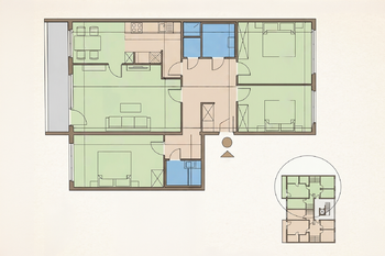 Prodej bytu 4+1 v osobním vlastnictví 95 m², Praha 4 - Písnice