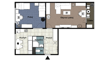 Prodej bytu 2+1 v družstevním vlastnictví 53 m², Chomutov