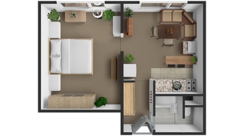 Prodej bytu 1+1 v družstevním vlastnictví 36 m², Chomutov