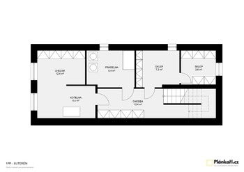 Suterén - Prodej domu 207 m², Praha 9 - Újezd nad Lesy