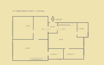 Prodej bytu 4+kk v osobním vlastnictví 81 m², Praha 2 - Vinohrady