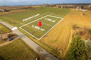 Prodej pozemku 1495 m², Malovice