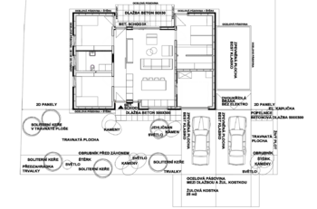 orientační půdorys - Prodej domu 91 m², Malovice