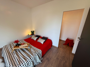 hlavní ložnice s šatnou - Prodej domu 91 m², Malovice