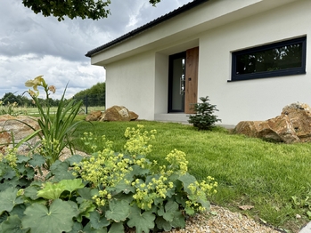 okrasná předzahrádka - Prodej domu 91 m², Malovice