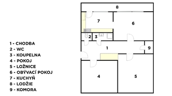 Prodej bytu 3+1 v osobním vlastnictví 68 m², Brandýs nad Labem-Stará Boleslav