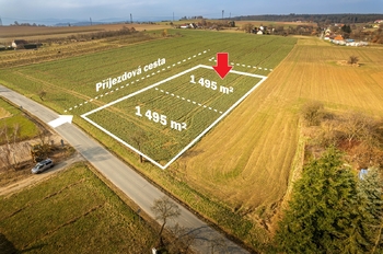 Prodej pozemku 1495 m², Malovice