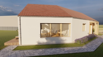 VIZUALIZACE - Prodej domu 92 m², Hořiněves