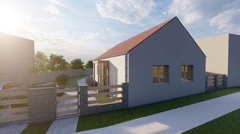 VIZUALIZACE - Prodej domu 92 m², Hořiněves