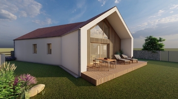 VIZUALIZACE - Prodej domu 92 m², Hořiněves