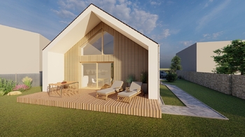 VIZUALIZACE - Prodej domu 92 m², Hořiněves