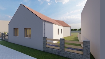 VIZUALIZACE - Prodej domu 92 m², Hořiněves