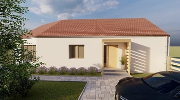 VIZUALIZACE - Prodej domu 92 m², Hořiněves
