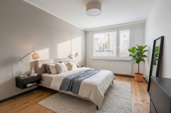 Vizualizace: Pokoj - Prodej bytu 3+1 v osobním vlastnictví 76 m², Praha 4 - Modřany