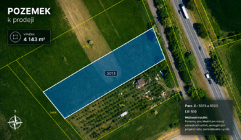 Prodej pozemku 4143 m², Pasohlávky
