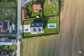 Vizualizace - Prodej pozemku 1671 m², Všestary 