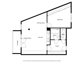 Plánek bytu - Prodej bytu 2+kk v osobním vlastnictví 70 m², Praha 4 - Michle