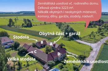 Prodej zemědělského objektu 864 m², Bašnice
