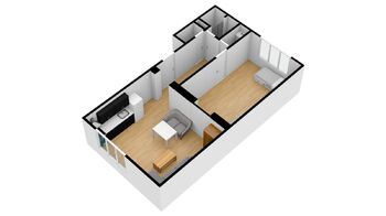 Pronájem bytu 2+kk v osobním vlastnictví 54 m², Přehýšov