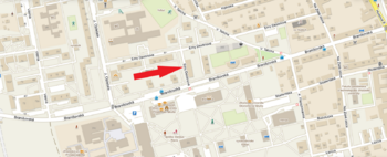 mapa - Pronájem bytu 2+kk v osobním vlastnictví 37 m², České Budějovice