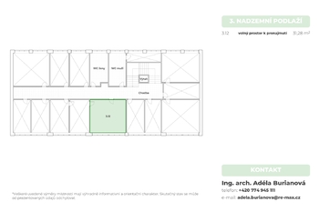 Pronájem kancelářských prostor 34 m², Ostrava