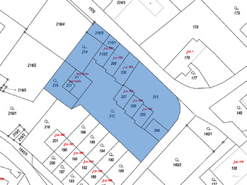 situace - Prodej nájemního domu 792 m², Sobotín