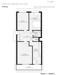 Prodej bytu 3+1 v osobním vlastnictví 70 m², Praha 9 - Letňany