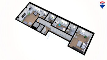 Pronájem bytu 4+kk v osobním vlastnictví 85 m², Česká Lípa