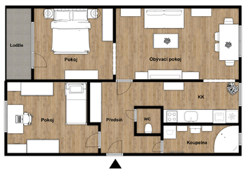 Prodej bytu 3+1 v osobním vlastnictví 83 m², Týnec nad Sázavou