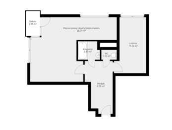 Prodej bytu 2+kk v osobním vlastnictví 60 m², Praha 9 - Kbely