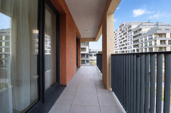 Lodžie - Pronájem bytu 2+kk v osobním vlastnictví 63 m², Praha 9 - Hloubětín