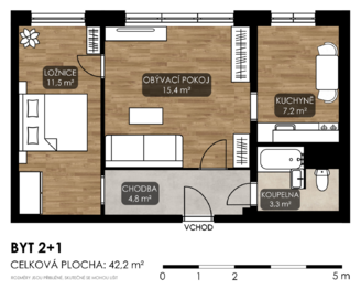 Prodej bytu 2+1 v osobním vlastnictví 45 m², Havířov