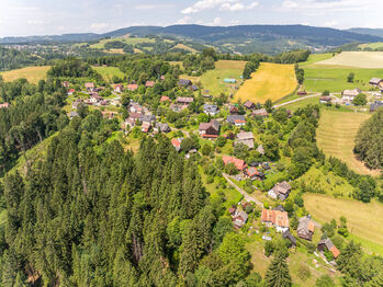 Letecký pohled - Prodej domu 190 m², Zlatá Olešnice