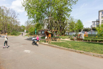 Začátek parku Zahrádky - Pronájem bytu 3+kk v osobním vlastnictví 86 m², Praha 9 - Vysočany