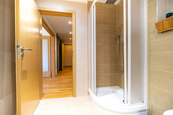 KOUPELNA SE SPRCHOU - Pronájem bytu 1+1 v osobním vlastnictví 43 m², Praha 5 - Radlice