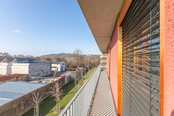 Lodžie / balkon - Pronájem bytu 3+kk v osobním vlastnictví 110 m², Praha 4 - Modřany