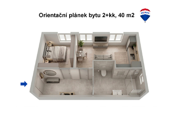 Prodej bytu 2+kk v osobním vlastnictví 40 m², České Budějovice