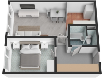Prodej bytu 2+kk v osobním vlastnictví 40 m², Praha 9 - Střížkov