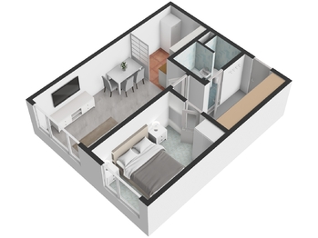Prodej bytu 2+kk v osobním vlastnictví 40 m², Praha 9 - Střížkov