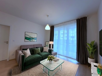 obývací pokoj - vizualizace - Pronájem bytu 4+kk v osobním vlastnictví 92 m², Kladno