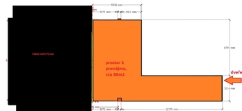Pronájem skladovacích prostor 88 m², Úpice