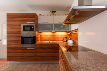 Výjimečný byt 3+kk s terasou, Popůvky, ul. Horní - Prodej bytu 3+kk v osobním vlastnictví 80 m², Popůvky