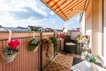 Výjimečný byt 3+kk s terasou, Popůvky, ul. Horní - Prodej bytu 3+kk v osobním vlastnictví 80 m², Popůvky