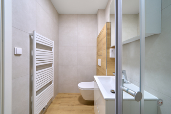 Koupelna - Pronájem bytu 1+kk v osobním vlastnictví 30 m², Hradec Králové