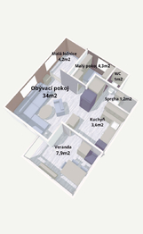 Prodej chaty / chalupy 56 m², Malá Víska