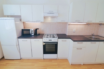 detail kuchyňské linky  - Pronájem bytu 3+1 v osobním vlastnictví 78 m², Praha 8 - Libeň