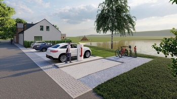 Vizualizace 3 - Prodej ubytovacího zařízení 260 m², Holubov