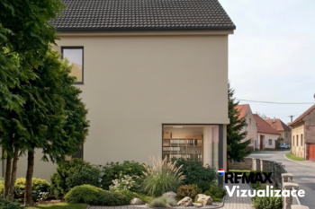 vizualizace - Prodej pozemku 761 m², Veleň